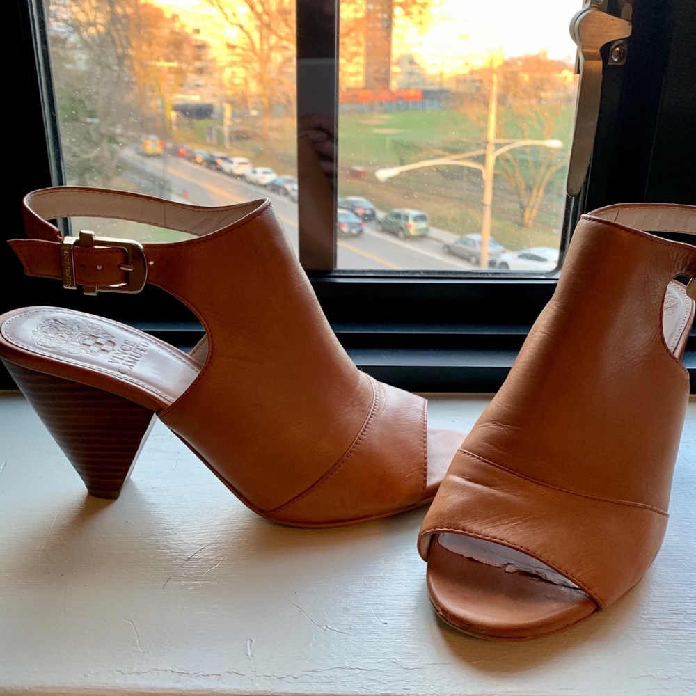 Vince Camuto Leather Heeled Sandals